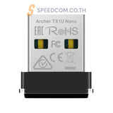 อุปกรณ์รับสัญญาณไวไฟ TP Link ARCHER TX1U NANO AX300 Nano - SpeedCom