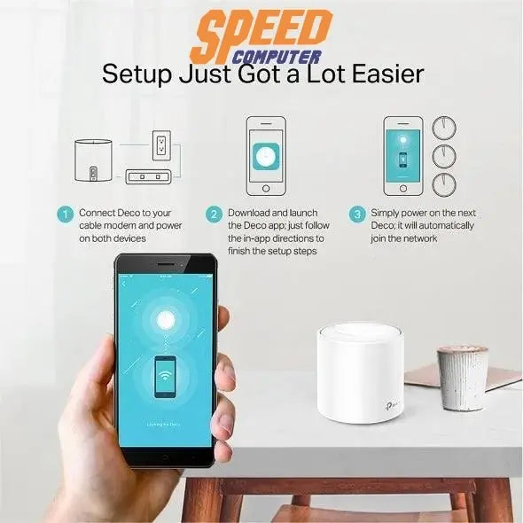 เราเตอร์ TP - Link DECO - X20 PACK2 สีขาว - SpeedCom