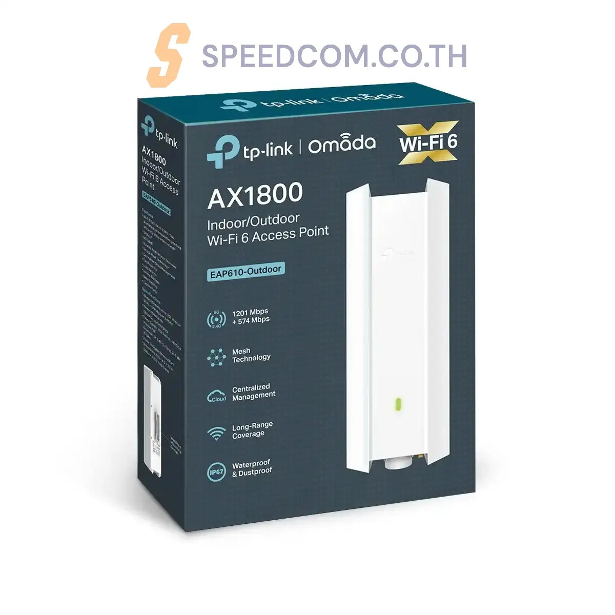 อุปกรณ์ขยายสัญญาณ TP-Link EAP610 Outdoor AX1800 WiFi 6 Access Point