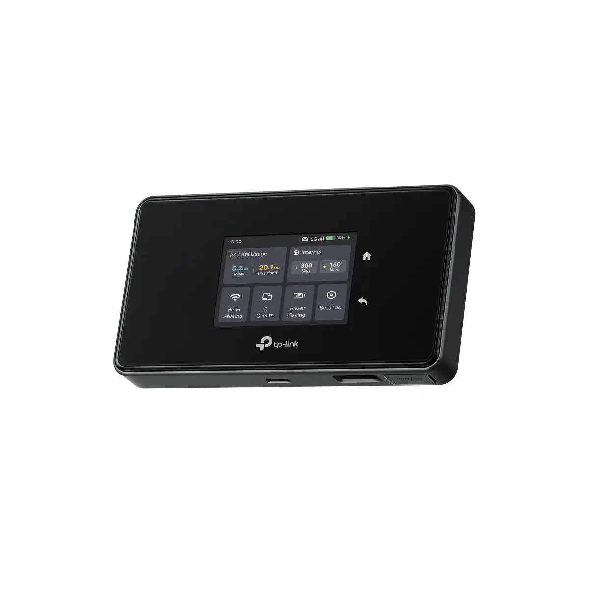 เราเตอร์พกพา TP-Link M8550 5G Mobile Wi-Fi สีดำ