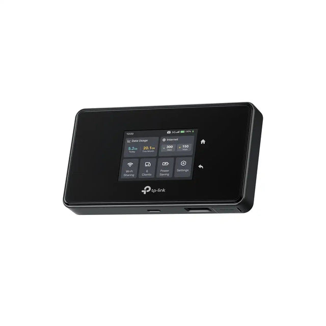 เราเตอร์พกพา TP-Link M8550 5G Mobile Wi-Fi สีดำ