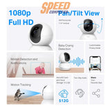 กล้องวงจรปิด TP Link TAPO C200C สีขาวSpeedCom