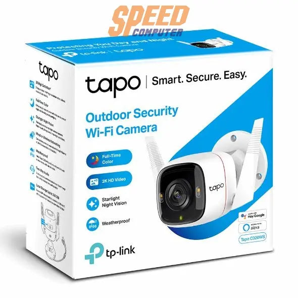 กล้องวงจรปิด TP-Link TAPO C320WS สีขาว - SpeedCom