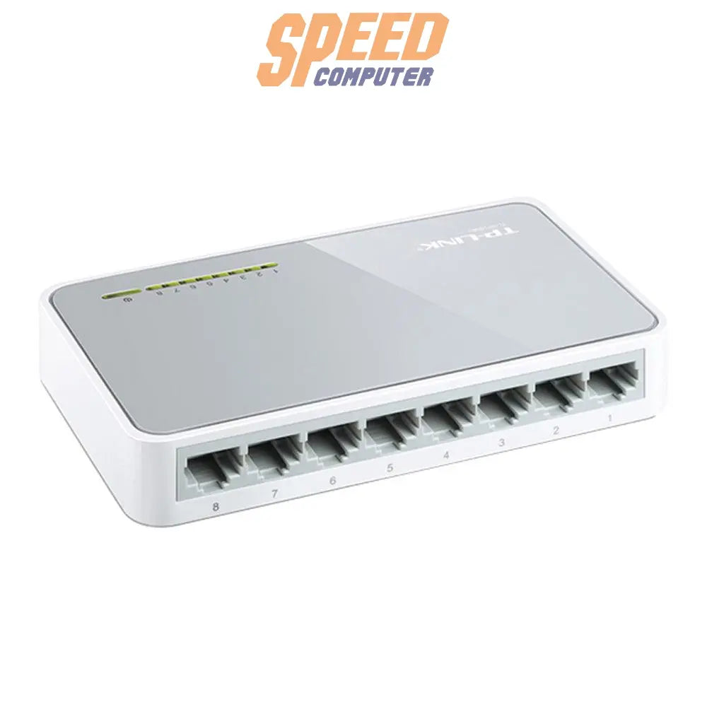 สวิตช์ฮับ TP-Link TL-SF1008D สีขาว - SpeedCom