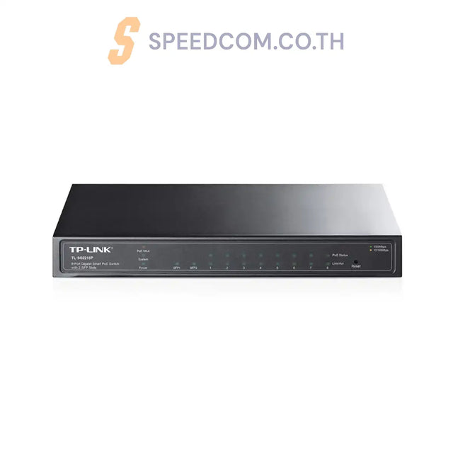 สวิตช์ฮับ TP-Link TL-SG2210P 8-Port Gigabit Smart PoE with 2 SFP Slots