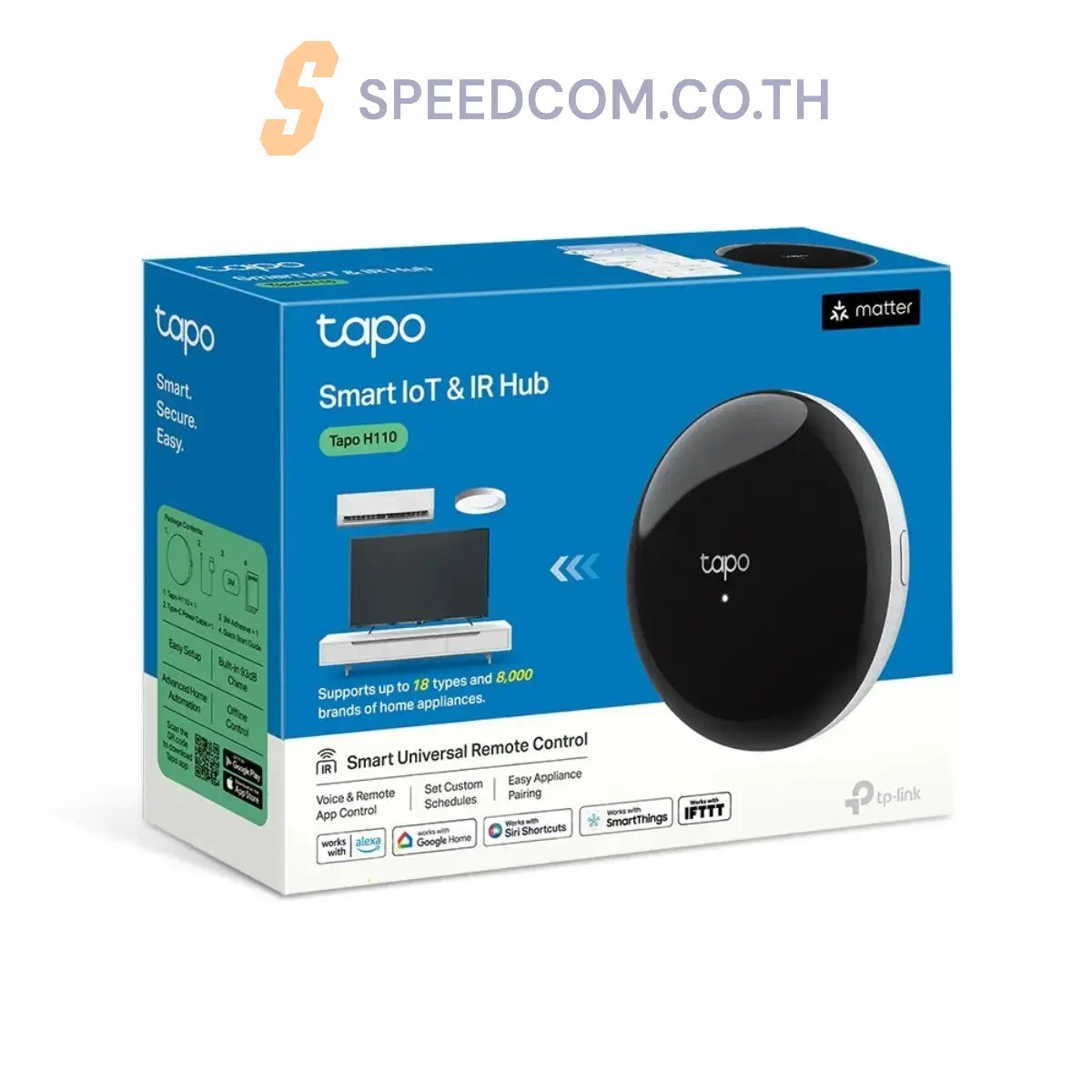 รีโมทคอนโทร TP-Link Tapo H110 Smart IR & IoT Hub - SpeedCom