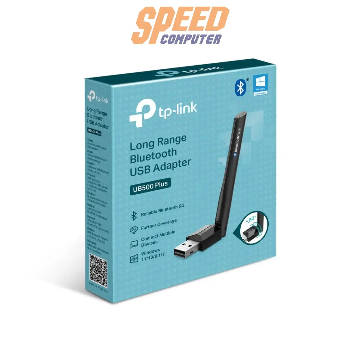 อุปกรณ์รับสัญญาณบลูทูธ TP-Link UB500 Plus แบบ Long Range รองรับ Bluetooth 5.3 ผ่าน USB