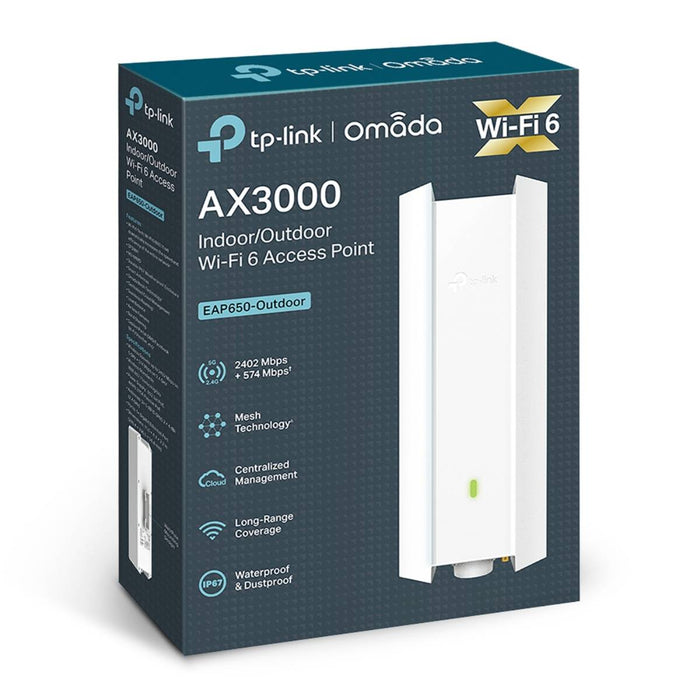 อุปกรณ์กระจายสัญญาณ TP-Link EAP650 OUTDOOR WiFi 6 Access Point