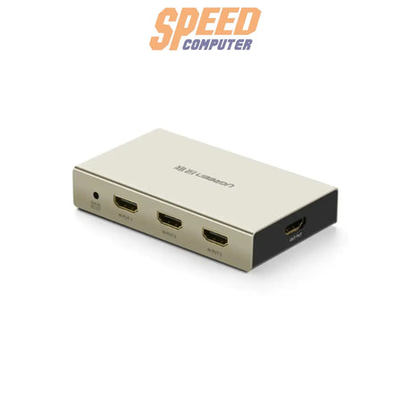 HDMI Switch UGREEN รุ่น 40278 สลับสัญญาณ 3 เข้า 1 ออก รองรับอุปกรณ์ HDMI ได้หลายเครื่อง