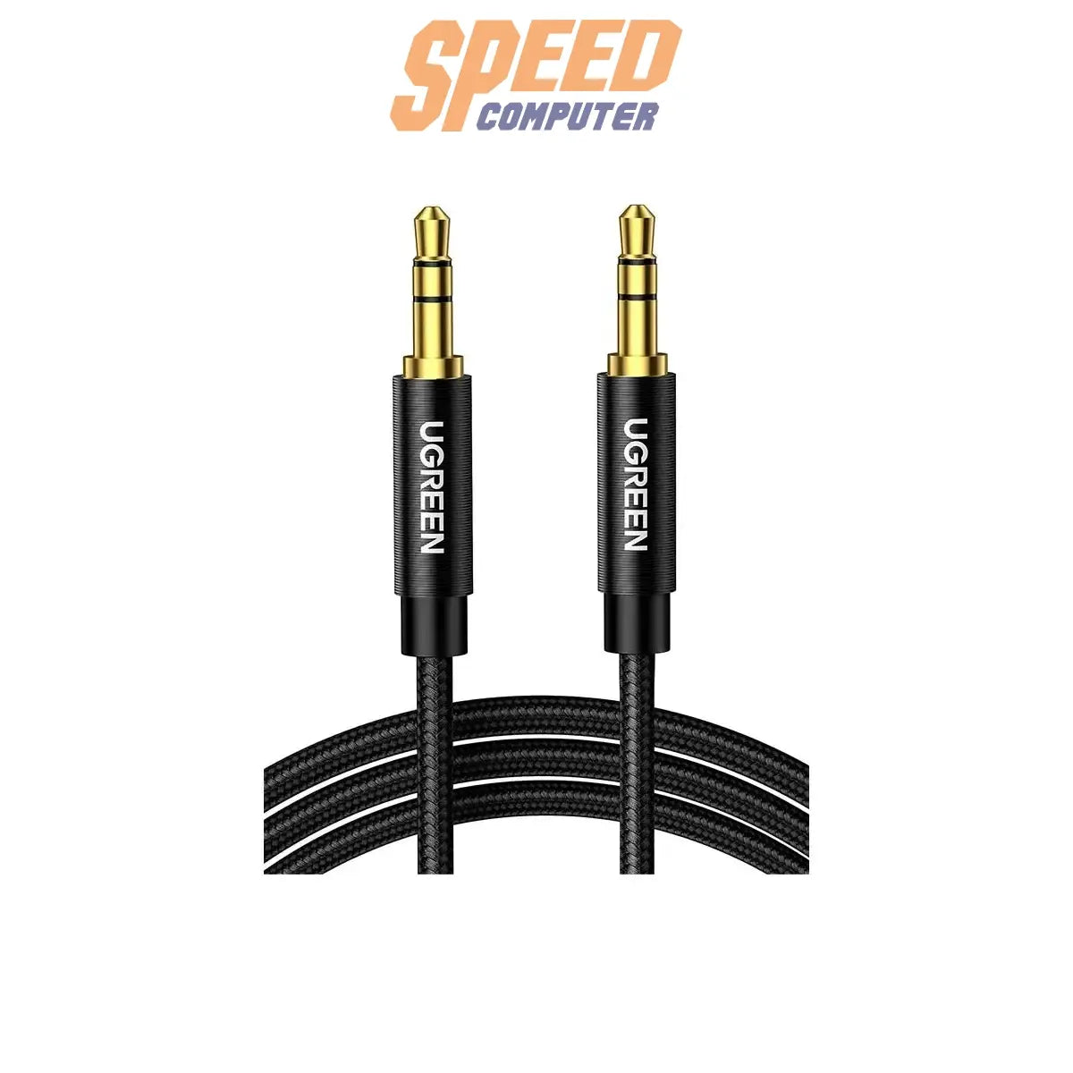 สายสัญญาณเสียง UGREEN รุ่น 50361 หัวแจ็ค 3.5 มม. ชาย-ชาย สำหรับเชื่อมต่ออุปกรณ์เสียง เช่น มือถือ ลำโพง หรือรถยนต์