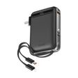 แบตเตอรี่สำรอง UVOLT UVP10AC-01 10KmAh 1C+1QC 22.5W AC C&L Cable