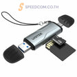 อุปกรณ์แปลงสัญญาณ Unitek 2-in-1 SD 3.0 Card Reader - SpeedCom