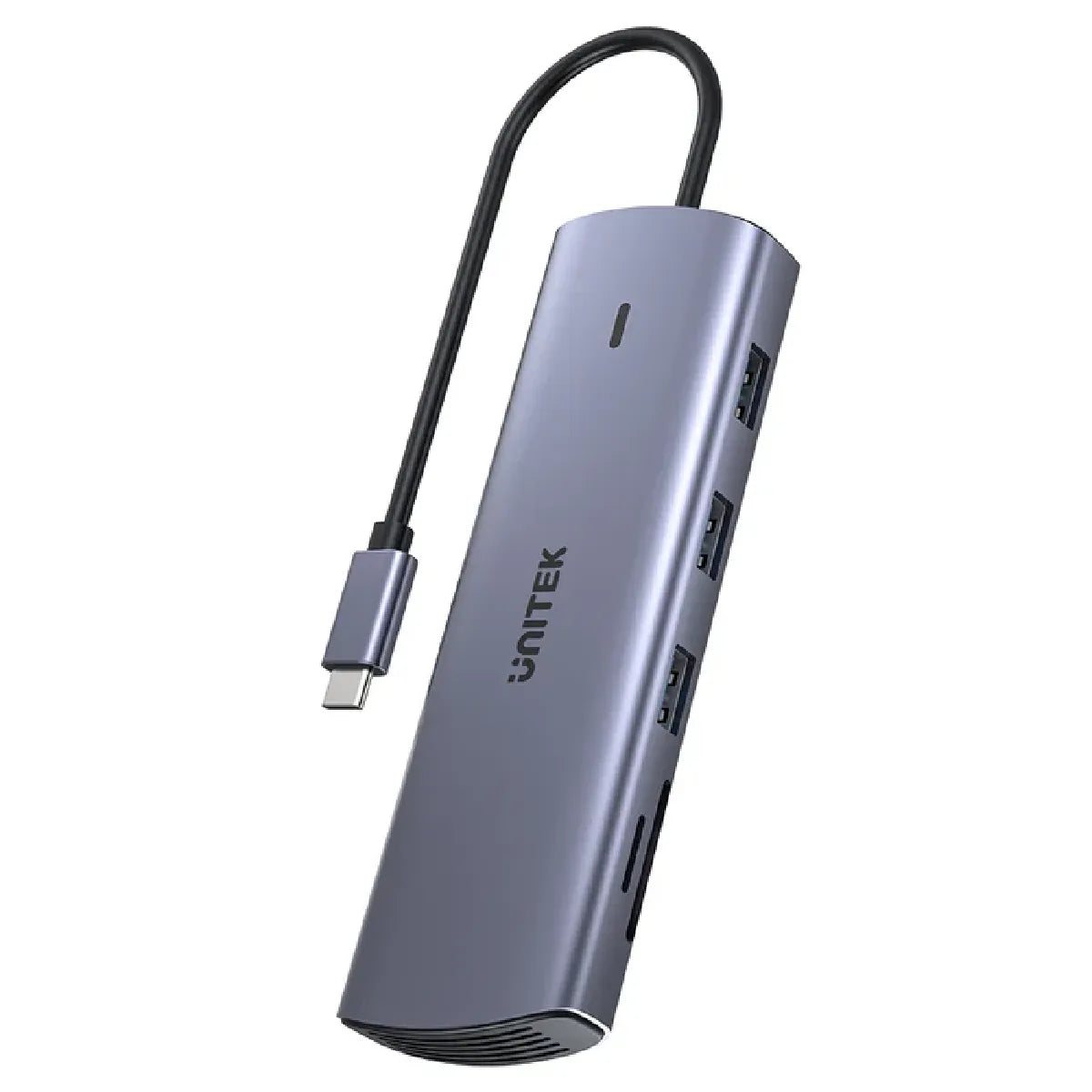 อุปกรณ์แปลงสัญญาณ Unitek 9-in-1 USB-C Hub with Dual Display, Dual Card Reader - SpeedCom