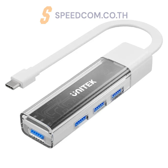 อุปกรณ์แปลงสัญญาณ Unitek Bi-Directional Hub with Detachable Cable - SpeedCom