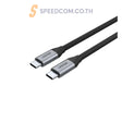 สายต่อจอคอมพิวเตอร์ Unitek C14082ABK USB-C 10Gbps 100W PD 4K@60Hz
