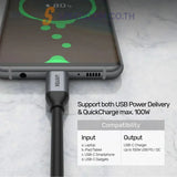 สายต่อจอคอมพิวเตอร์ Unitek C14082ABK USB-C 10Gbps 100W PD 4K@60Hz - SpeedCom