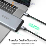 สายต่อจอคอมพิวเตอร์ Unitek C14091ABK USB-C 5Gbps 100W PD 4K@60Hz
