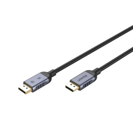 สายต่อจอคอมพิวเตอร์ Unitek C1628GY01 DISPLAYPORT 1.4 CABLE 8K@60HZ สีเทา - SpeedCom