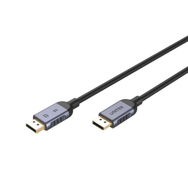 สายต่อจอคอมพิวเตอร์ Unitek C1628GY01 DISPLAYPORT 1.4 CABLE 8K@60HZ สีเทา - SpeedCom
