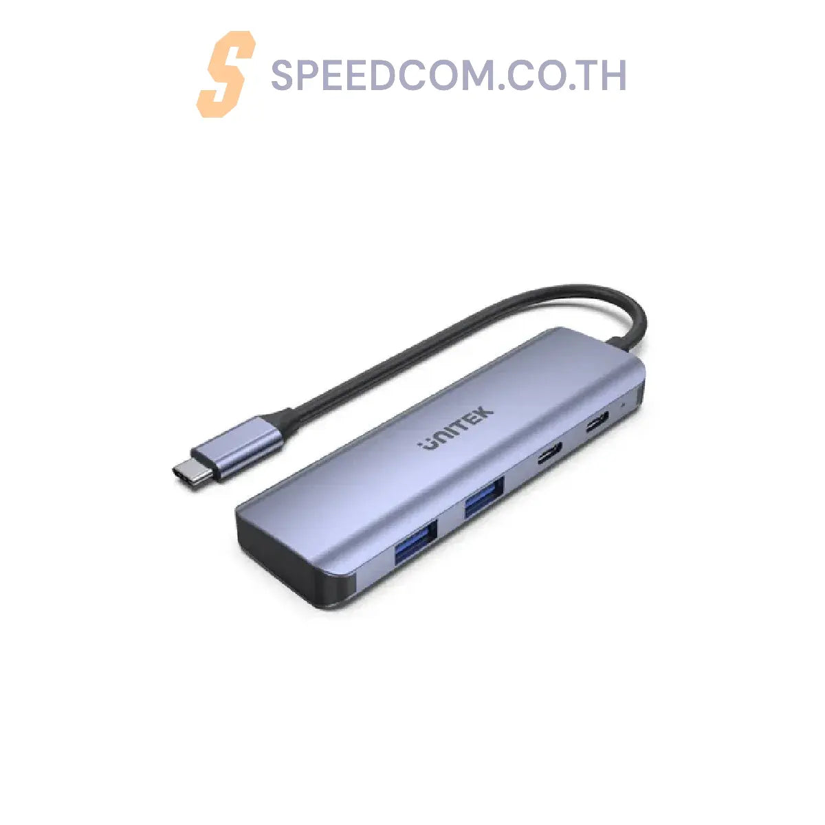 อุปกรณ์แปลงสัญญาณ Unitek HUB 4-in-1 USB-C Hub - SpeedCom