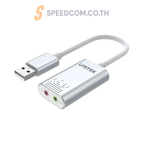 อุปกรณ์แปลงสัญญาณเสียง Unitek Y-247A External Sound Card Adapter