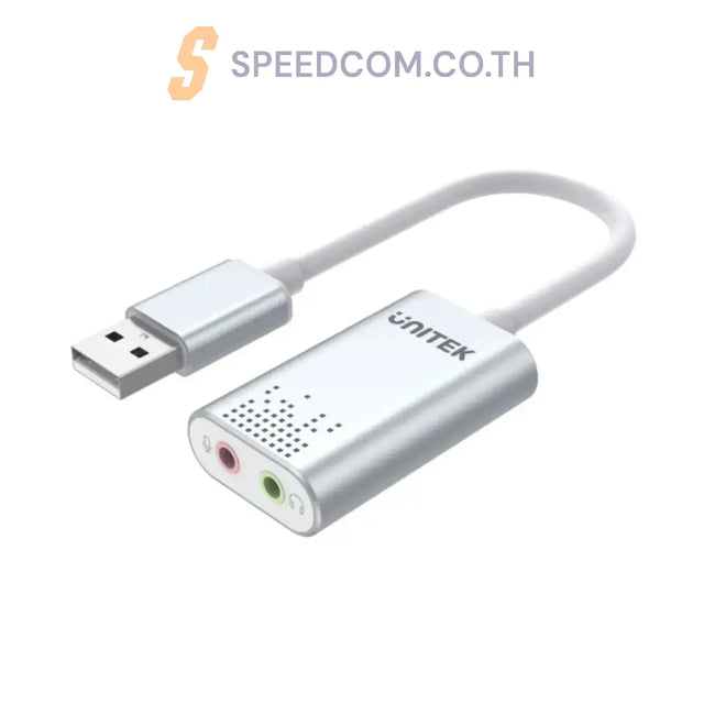 อุปกรณ์แปลงสัญญาณเสียง Unitek Y-247A External Sound Card Adapter