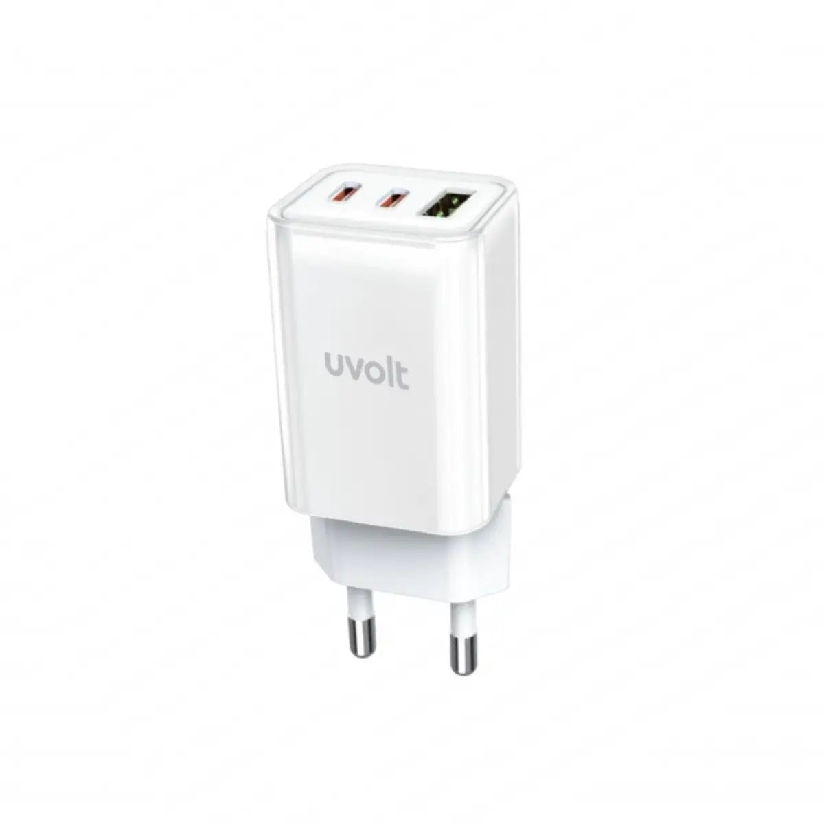 หัวชาร์จ Uvolt UVA65W-01-WHT Wall Charger 65W สีขาว - SpeedCom