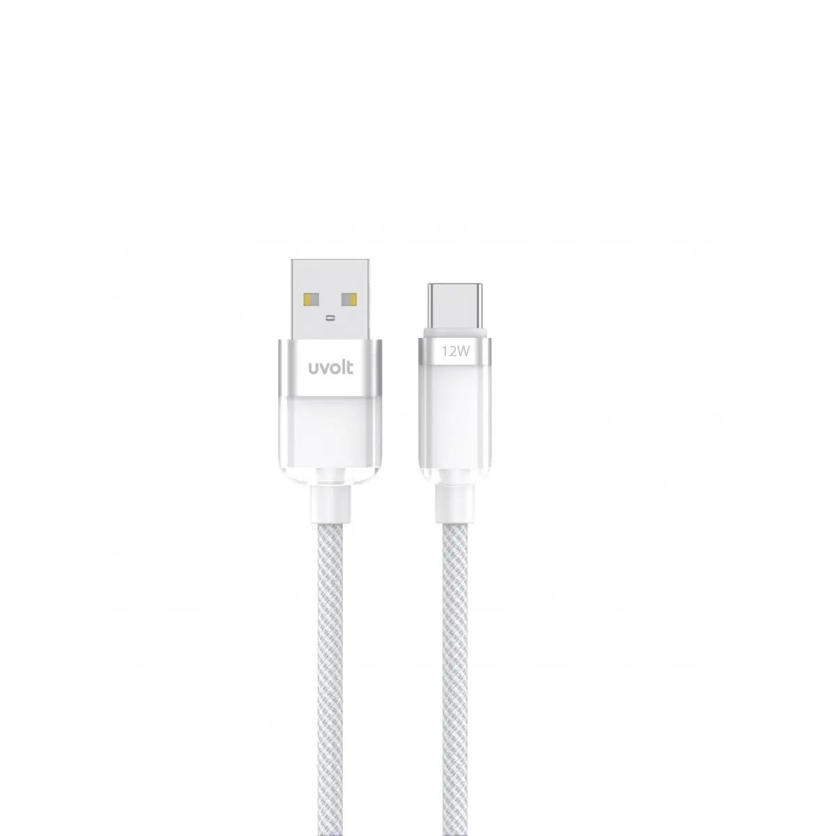 สายชาร์จ Uvolt UVAC-01-WHT USB A to C 18W 1.2M สีขาว - SpeedCom