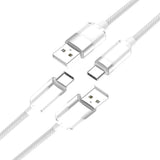สายชาร์จ Uvolt UVAC-01-WHT USB A to C 18W 1.2M สีขาว - SpeedCom