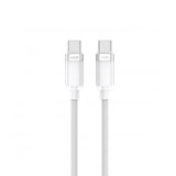 สายชาร์จ Uvolt UVCC-01-WHT USB-C to USB-C 60W 1.2M สีขาว - SpeedCom