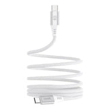 สายชาร์จ Uvolt UVCC-01-WHT USB-C to USB-C 60W 1.2M สีขาว - SpeedCom