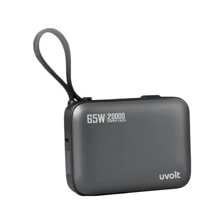 แบตเตอรี่สำรอง Uvolt UVP20C-01-BLK PWB 20KmAh 2PD 65W Small Size - SpeedCom