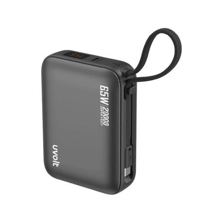 แบตเตอรี่สำรอง Uvolt UVP20C-01-BLK PWB 20KmAh 2PD 65W Small Size - SpeedCom