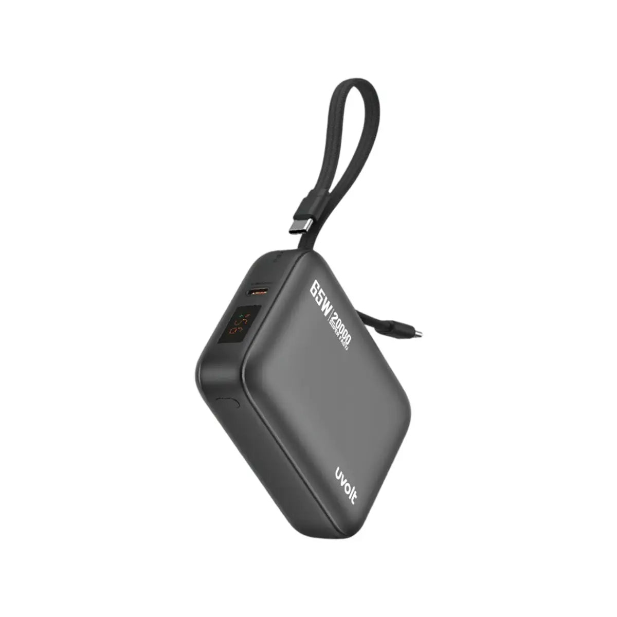 แบตเตอรี่สำรอง Uvolt UVP20C-01-BLK PWB 20KmAh 2PD 65W Small Size - SpeedCom