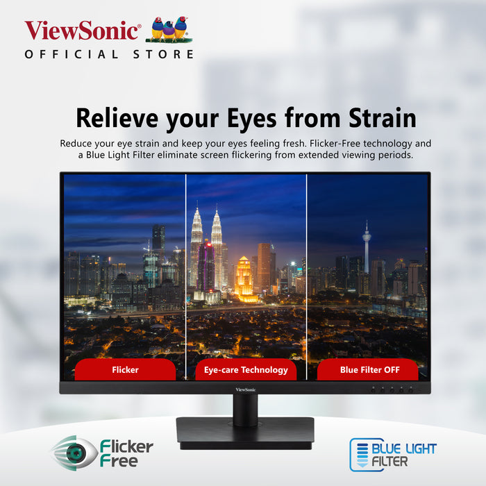  Monitor ViewSonic VA3209-2K-MHD 31.5" VA 75Hz Black
