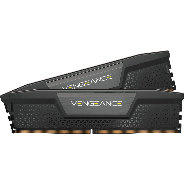หน่วยความจำ แรม พีซี CORSAIR VENGEANCE 16GB (8GBX2) DDR5 5200MHz CMK16GX5M2B5200C40 สีดำ
