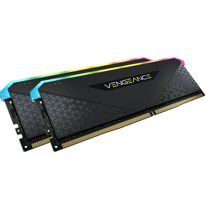 Memory PC RAM CORSAIR VENGEANCE RGB RS 16GB (8GBX2) DDR4 3600MHz CMG16GX4M2D3600C18 Black