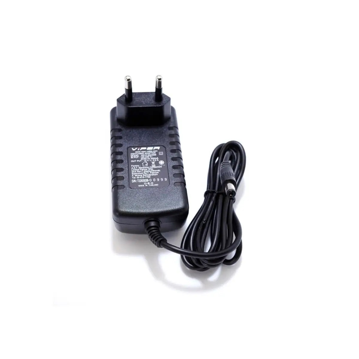 อะแดปเตอร์ VIPER VPR1220-2.1 12V2A TIS Switching Adapter สีดำ - SpeedCom