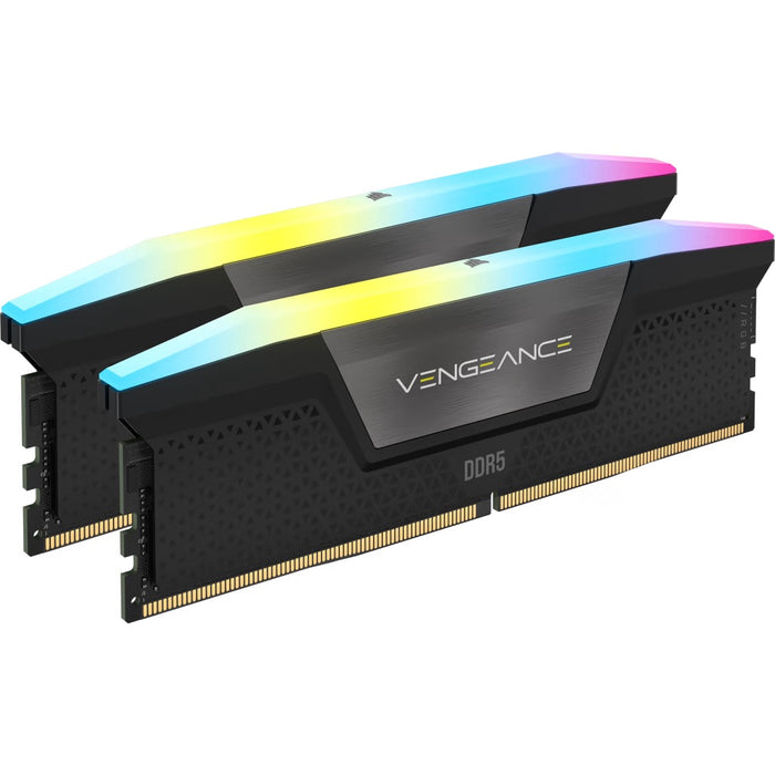 หน่วยความจำ แรม พีซี CORSAIR VENGEANCE RGB 32GB (16GBX2) DDR5 5600MHz