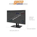 จอมอนิเตอร์ ViewSonic VP2756 - 4K 27.0" IPS 60Hz สีดำ - SpeedCom