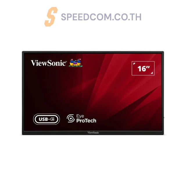จอมอนิเตอร์พกพา Viewsonic VA1650 Portable Monitor 16.0" IPS 60Hz