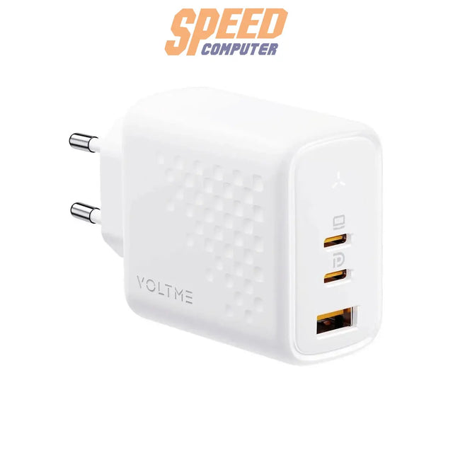 หัวชาร์จ Voltme Adapter REVO 67 Triple Port 2xUSB-C,1xUSB-A PORT PD 67W - SpeedCom