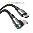 สายชาร์จ Voltme C2069 POWERLINK STARK USB-C TO USB-C BLACK 1.2M 60W - SpeedCom