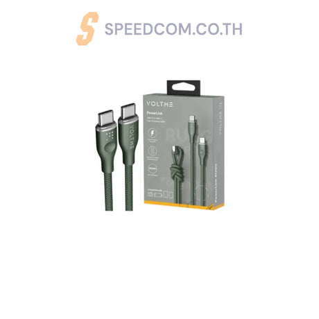 สายชาร์จ Voltme Innovation POWERLINK RUGG USB-C TO USB-C 1 M - SpeedCom