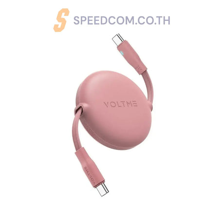 สายชาร์จ Voltme Powerlink YOYO Retractable USB-C TO USB-C 60W - SpeedCom