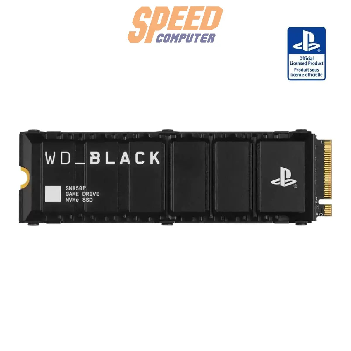 เอสเอสดี WD BLACK SN850P NVMe SSD สำหรับเครื่องเล่นเกม PS5 - SpeedCom