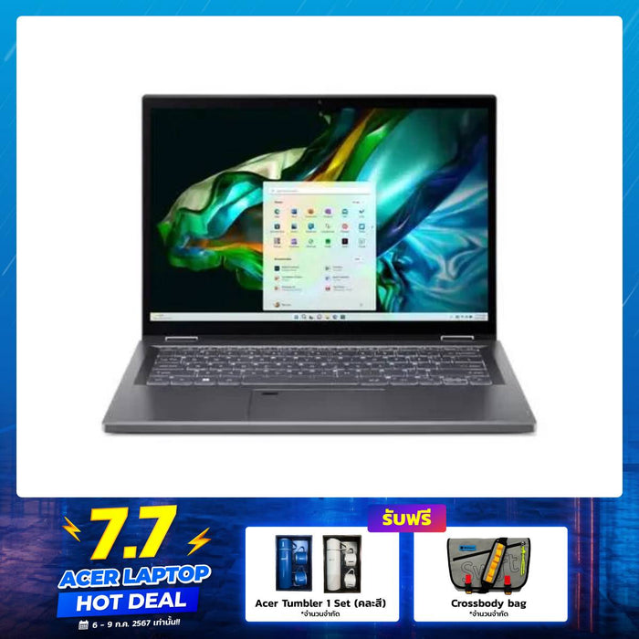 Notebook Acer Spin 14 ASP14-51MTN-528C Core 5 Steel Gray