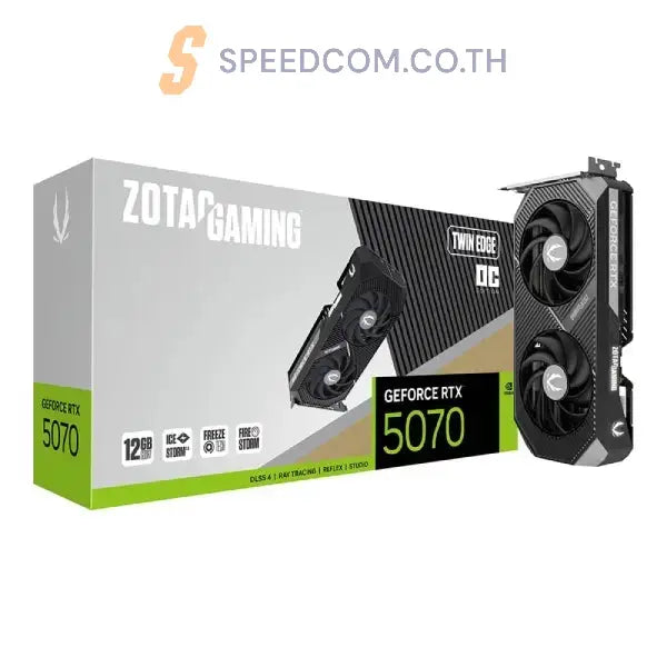 การ์ดจอ ZOTAC GAMING GEFORCE RTX 5070 SOLID 12GB GDDR7 - SpeedCom