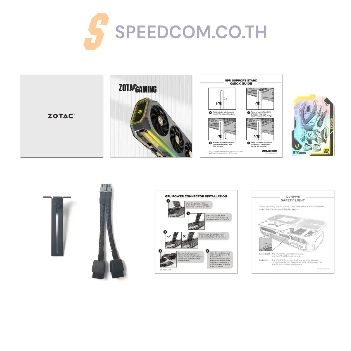 การ์ดจอ ZOTAC GAMING GeForce RTX 5070 Ti SOLID CORE OC 16GB GDDR7 - SpeedCom