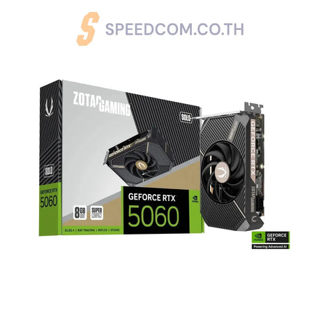 การ์ดจอ ZOTAC GeForce RTX 5060 SOLO 8GB GDDR7 - SpeedCom